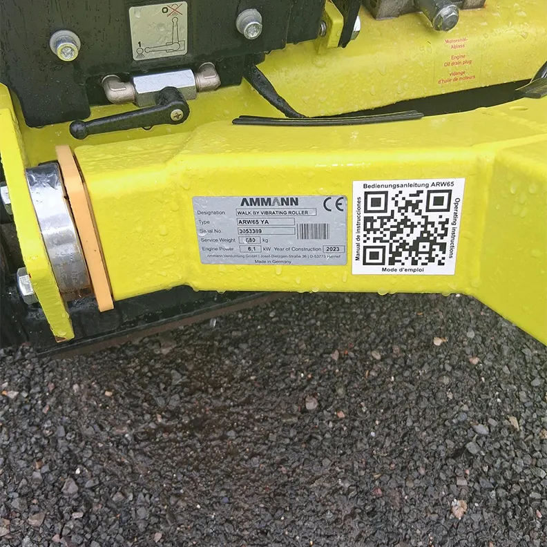 650mm Roller Ammann ARW 65 2023